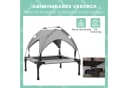 PawHut Hundebett mit Baldachin Hellgrau Outdoor Bild 5