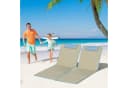 Outsunny Gartenliege Faltbar mit Tragetasche 2er Set Beige Bild 2