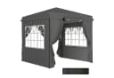 Outsunny Faltpavillon 2,5x2,5m UV-Schutz 50+ Dunkelgrau Bild 1