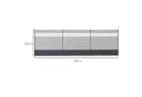 Outsunny Windschutz mit Sichtfenster Grau 440x140 cm Bild 3