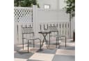 Outsunny Gartenlounge-Set 3-tlg. Grau Polyrattan Stapelbar Bild 2