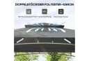 Outsunny Grillpavillon mit LED Dunkelgrau Bild 4