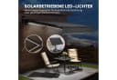 Outsunny Markise mit Handkurbel und Solar-LEDs Grau Bild 4