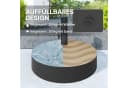 Outsunny Sonnenschirmständer Schwarz Befüllbar HDPE Kunststoff Bild 5
