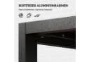 Outsunny Beistelltisch mit Lamellendesign, wetterfest Bild 5