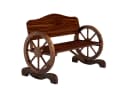 Outsunny Gartenbank 2-Sitzer Holz Verkohlt Bild 1