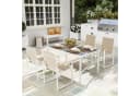 Outsunny Garten-Essgruppe 4 Personen Mehrfarbig Bild 2