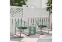 Outsunny Sitzgruppe 3-tlg. Polyrattan Outdoor Lounge Bild 2
