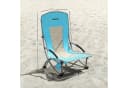 Outsunny Campingstuhl 2er Set Blau Klappbar mit Getränkehalter Bild 3