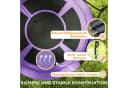 AIYAPLAY Nestschaukel Lila Schwarz 98cm Outdoor Kinderschaukel Bild 4