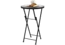 Outsunny Gartentisch Mosaik-Design Ø35,5 cm Klappbar Metall Bild 1