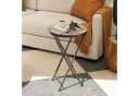 Outsunny Gartentisch Mosaik-Design Ø35,5 cm Klappbar Metall Bild 2