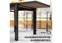 Outsunny Gartentisch für 6 Personen ausziehbar Naturholz Bild 5