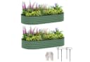 Outsunny Hochbeet 2er-Set Stahl Bild 1