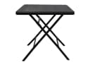PROREGAL® Gartentisch klappbar 78x78cm Schwarz Bild 2