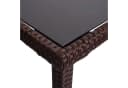 PROREGAL® Gartentisch Poly-Rattan 120x75 cm Bild 4