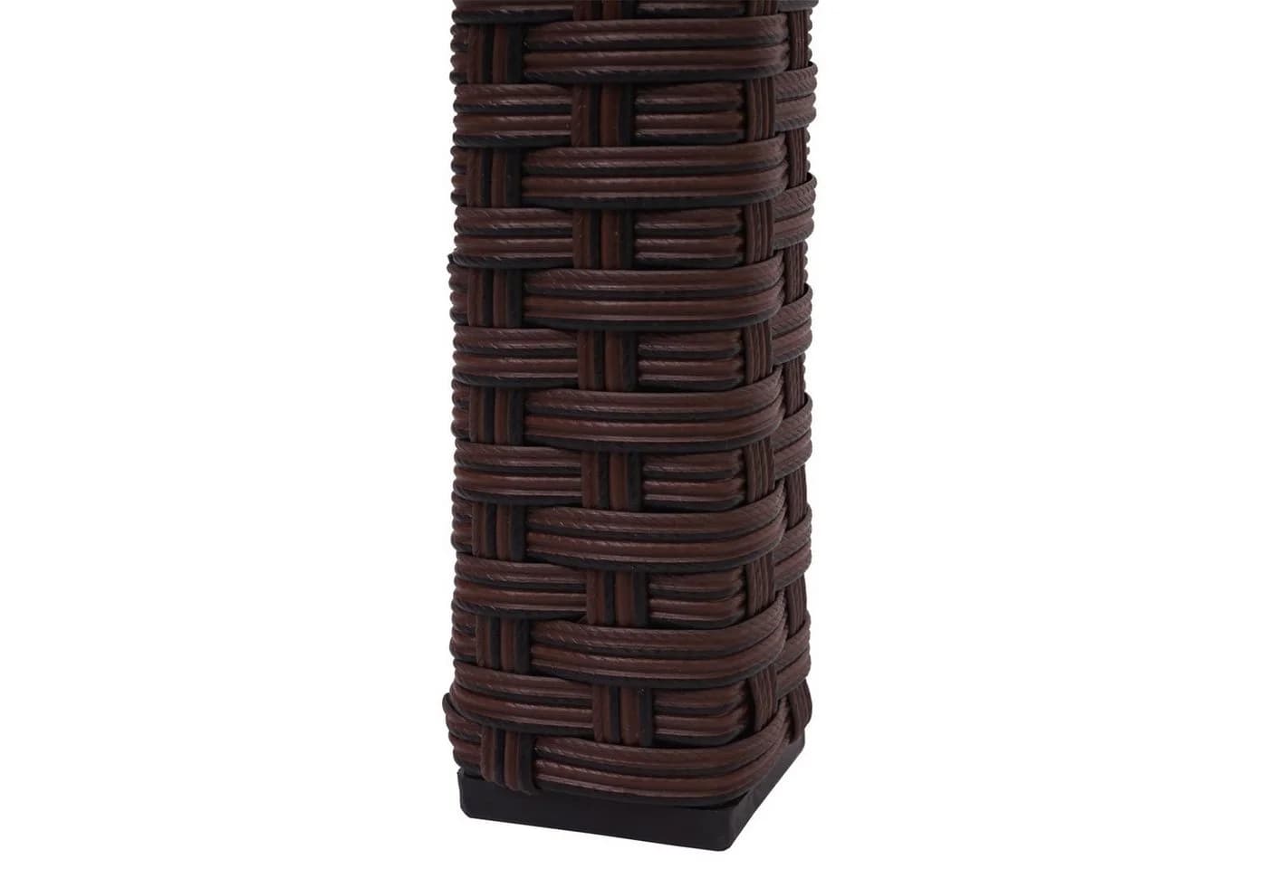 PROREGAL® Gartentisch Poly-Rattan 120x75 cm - Bild 5