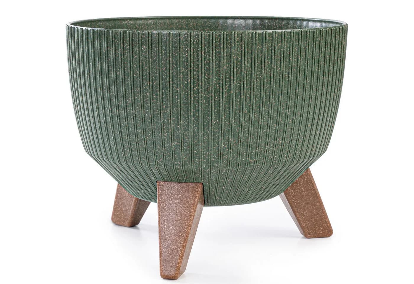 KONZEPT Blumentopf Pflanzschale 24/29cm Grün mit Füßen - Bild 2