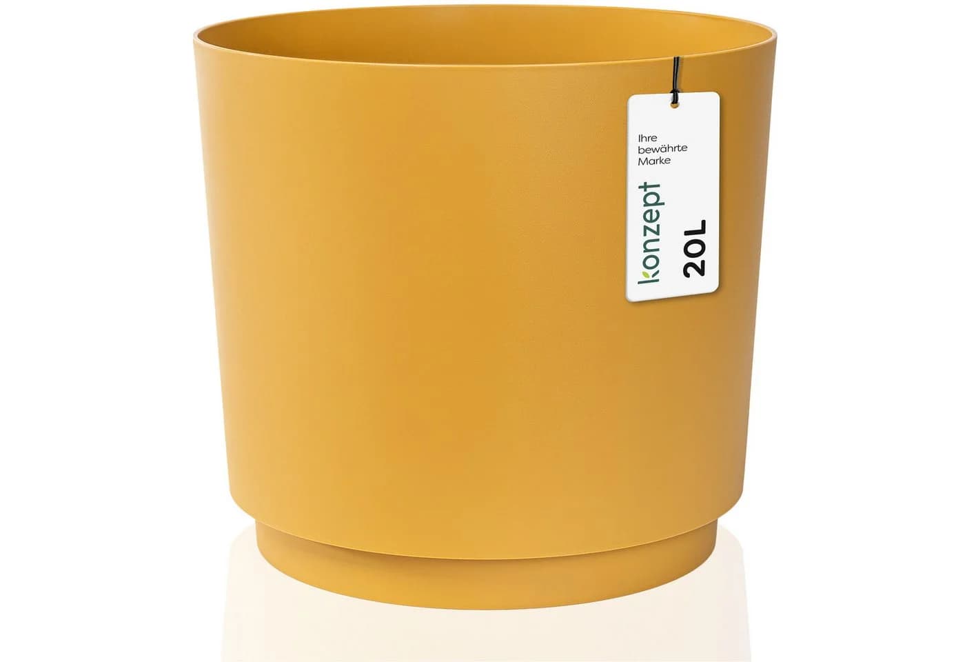 KONZEPT Übertopf Blumentopf 32,5 cm Gelb - Bild 2