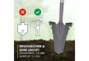 BURI Spaten Wurzelspaten Wurzelsäge V-Klingenspitze Bild 4