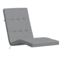 furnicato Liegenauflage Grau Oxford-Gewebe 180x55x7 cm Bild 4