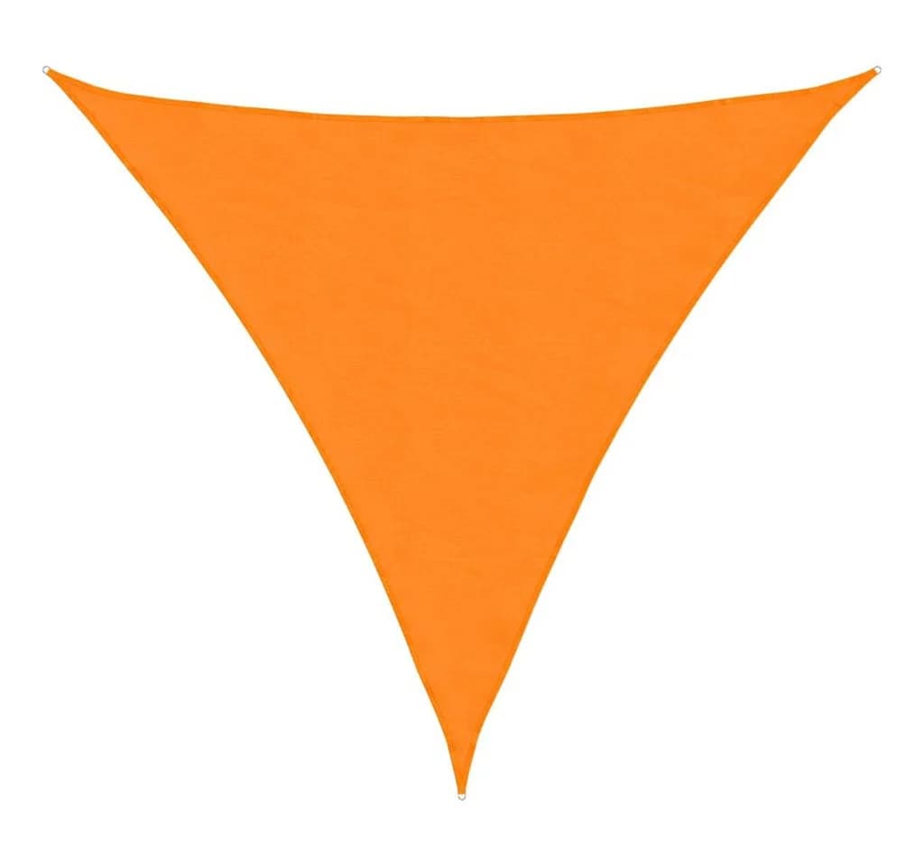furnicato Dreieckiges Sonnensegel 2x2x2 m Orange wasserfest - Bild 2