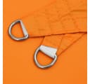 furnicato Dreieckiges Sonnensegel 2x2x2 m Orange wasserfest Bild 5