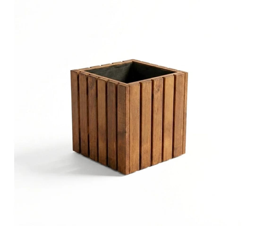 Mega-Holz Pflanzkübel TAVO35 Kiefer Blumenkasten - Bild 2