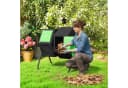 Outsunny Komposter 130L mit 24 Lüftungslöchern Grün/Schwarz Bild 2