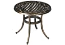 Outsunny Beistelltisch Gussaluminium Bronze Bild 1