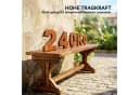 Outsunny Gartenbank X-Basis Verkohlt Bild 5
