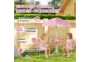AIYAPLAY Garten-Kindersitzgruppe mit Sonnenschirm Rosa Bild 4