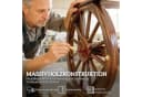 Outsunny Gartenstuhl Wagenrad-Design Kiefernholz Verkohlt Bild 5