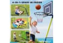AIYAPLAY Schaukelgestell 4-in-1 Nestschaukel Basketball Fußballtor Bild 4