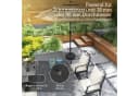 Outsunny Schirmständer Schwarz HDPE mit Sand/Wasser Befüllung Bild 5