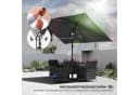 Outsunny Sonnenschirm mit Kurbel Dunkelgrau Bild 4