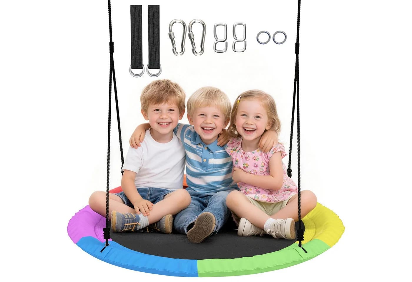 AIYAPLAY Nestschaukel verstellbar 100 cm Outdoor Indoor