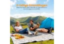 Outsunny 2er Set Strandliege klappbar mit verstellbarer Rückenlehne Dunkelgrau Bild 5