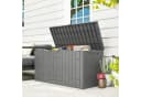 Outsunny Gartenbox Aufbewahrungsbox Grau UV-beständig Wasserdicht Bild 2