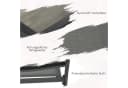 Outsunny Garten-Essgruppe 7-tlg. Grau Stahl Mesh Stapelbar Bild 5