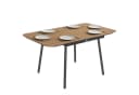 Outsunny Gartentisch WPC Teakoptik 140x80 cm Bild 1