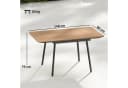 Outsunny Gartentisch WPC Teakoptik 140x80 cm Bild 3