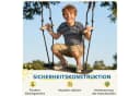 AIYAPLAY Kinderschaukel Schwarz Verstellbar Rutschfest Bild 4