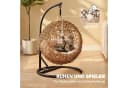 PawHut Katzenhaus Rattan mit Kissen und Spielball Bild 5