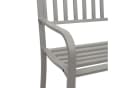 PROREGAL® Gartenbank 2-Sitzer Grau Pulverbeschichteter Stahl Bild 5