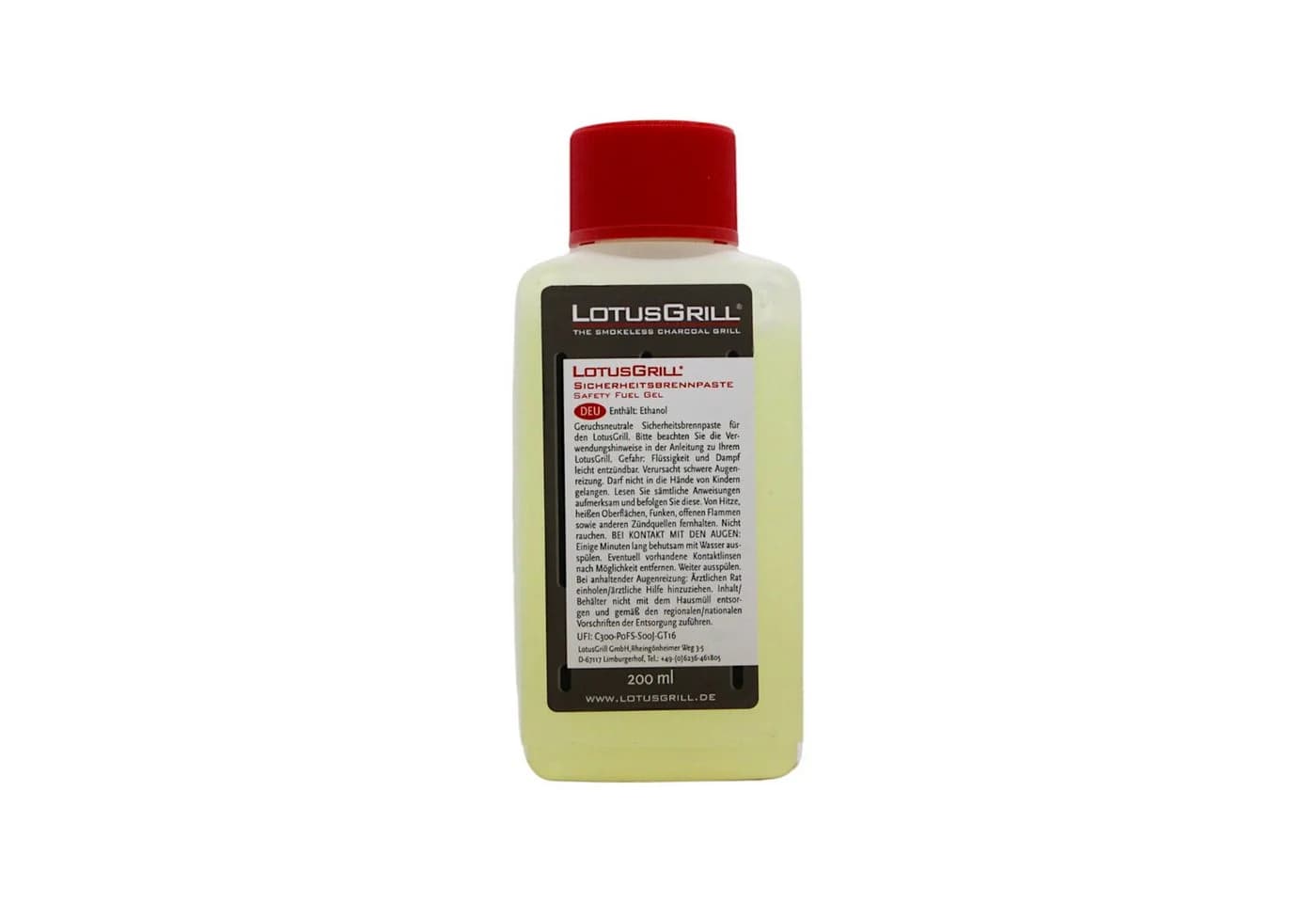 LotusGrill Brennpaste 200ml Sicherheitsanzünder für rauchfreien Holzkohlegrill - Bild 2