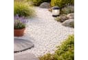 BURI Zierkies Marmorsplitt 25kg 9-12mm Weiß Naturstein Kies Gartendeko Bild 1