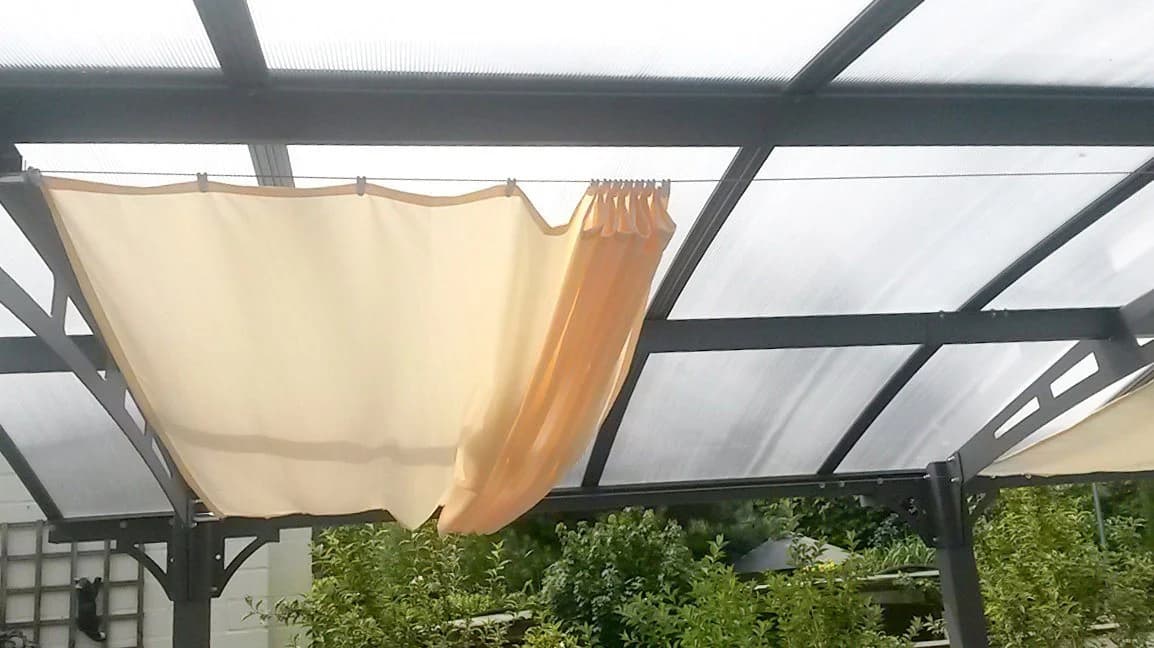 Floracord Sonnensegel Innenbeschattung 420x140 cm