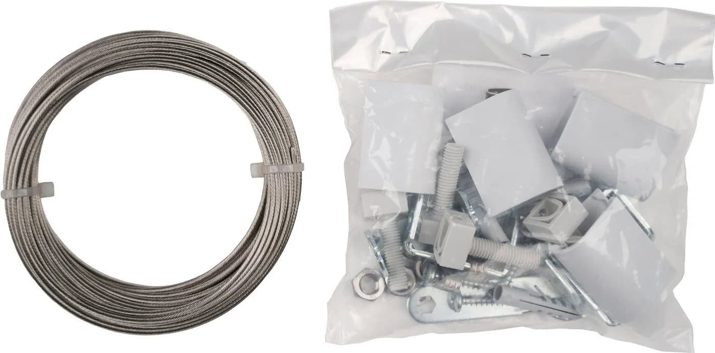 Floracord Sonnensegel Grau Universal Bausatz
