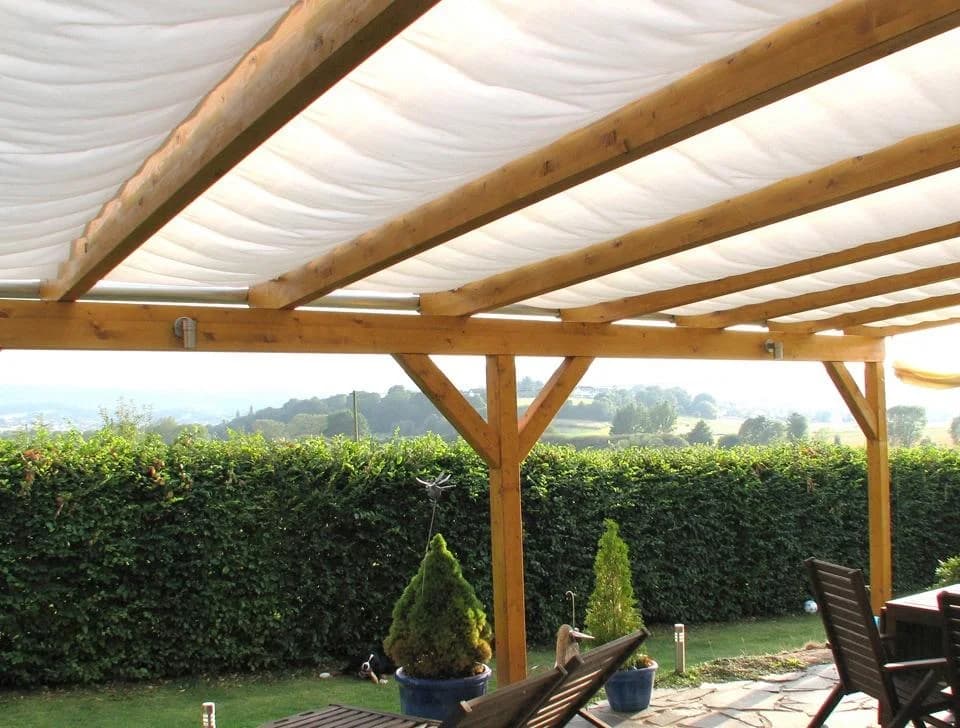 Sonnensegel FLORACORD Weiß Polyester